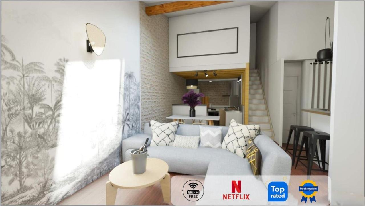 Colorzen - Confortable Lumineux Netflix - Appart Pezenas Centre エクステリア 写真